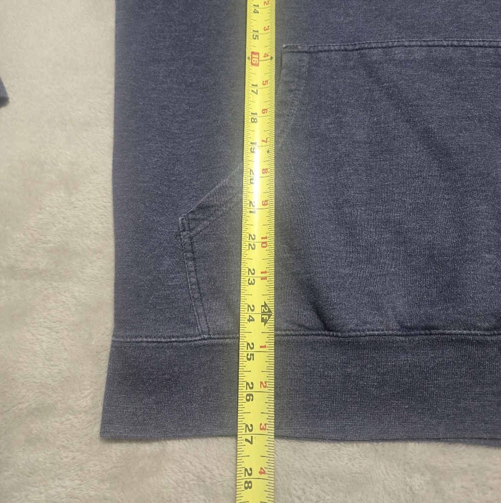Yeti Logo Pullover Hoodie Blue-Gray Men's Sz M Yeti Coolers Camping Outdoors - Picture 5 of 7